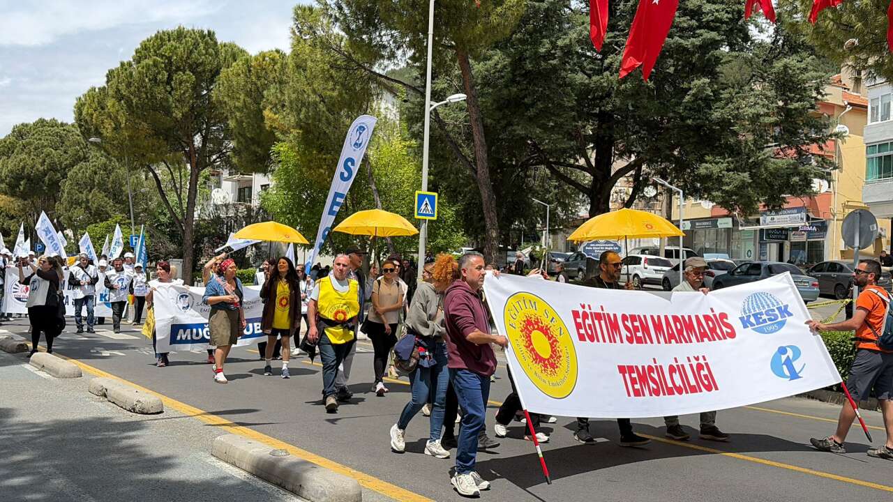 Muğla’da 1 Mayıs Coşkusu: Emekçiler Akyol’dan Meydana Yürüdü 9